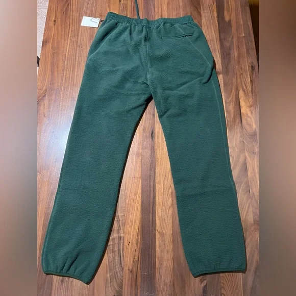 Aime Leon Dore ALD Green Fleece Unisphere Embroidered Sweatpants FW22 Size Large